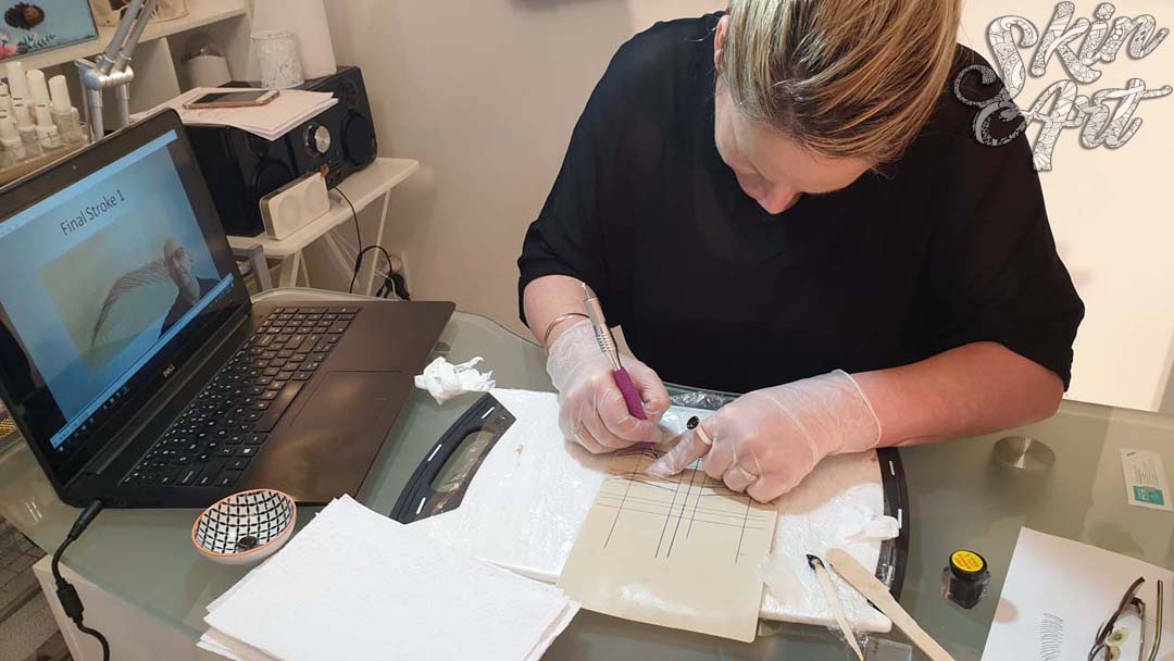 Skinart microblading training archive photograph 45