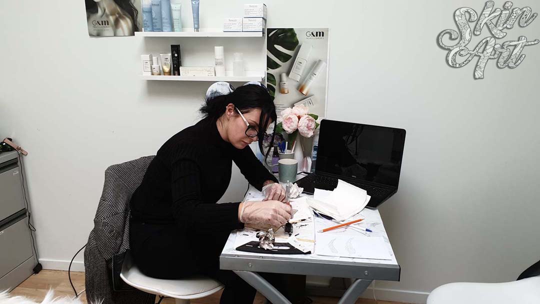 Skinart microblading training archive photograph 40