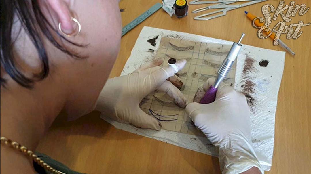 Skinart microblading training archive photograph 6