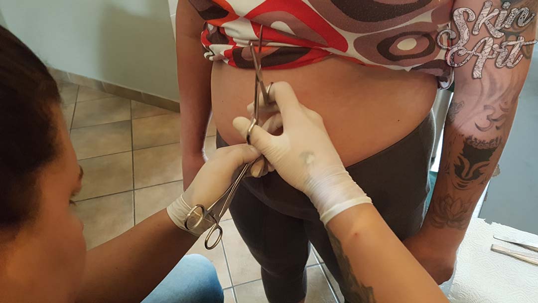 Skinart body piercing training archive photograph 62