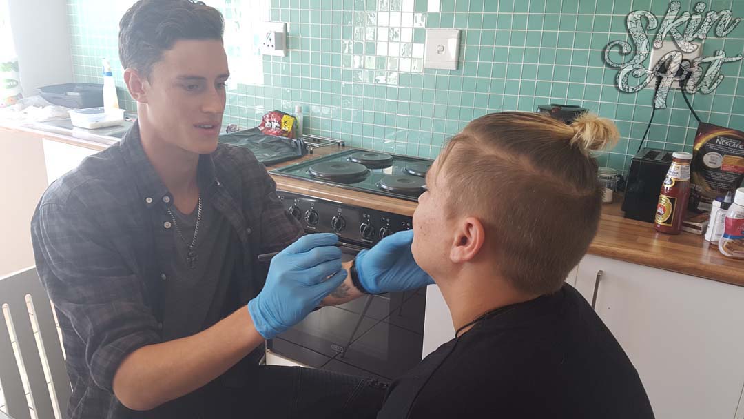 Skinart body piercing training archive photograph 41