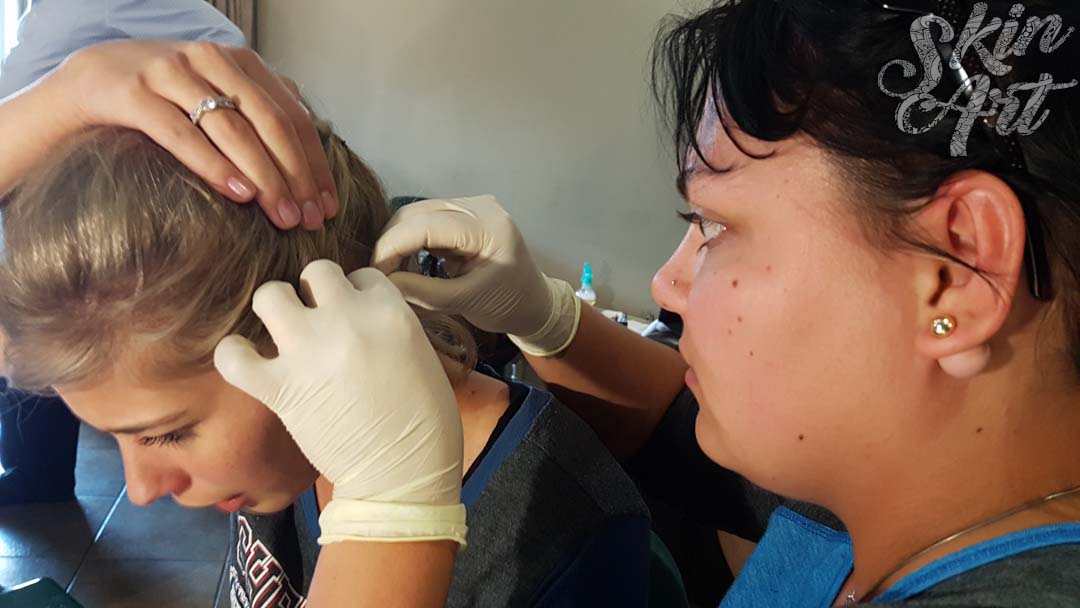 Skinart body piercing training archive photograph 42