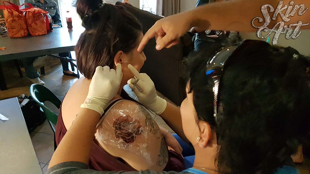 Skinart body piercing training archive photograph 58