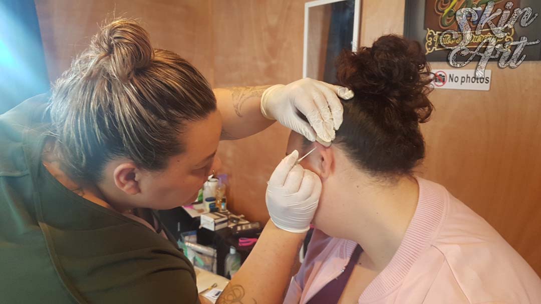 Skinart body piercing training archive photograph 49