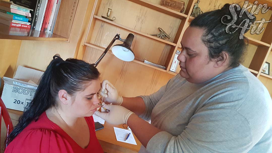 Skinart body piercing training archive photograph 30