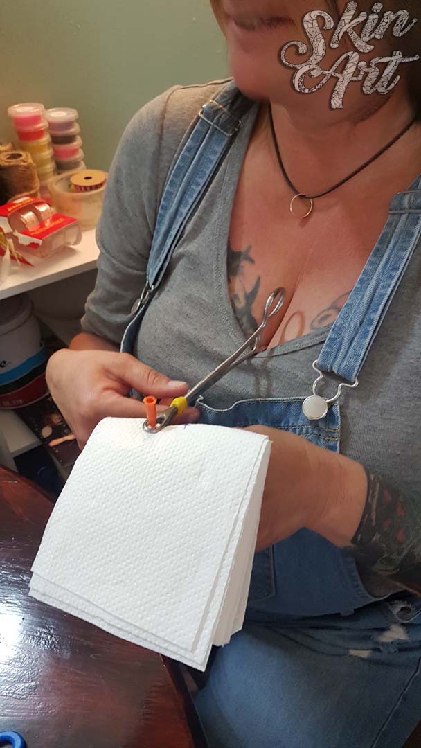 Skinart body piercing training archive photograph 36