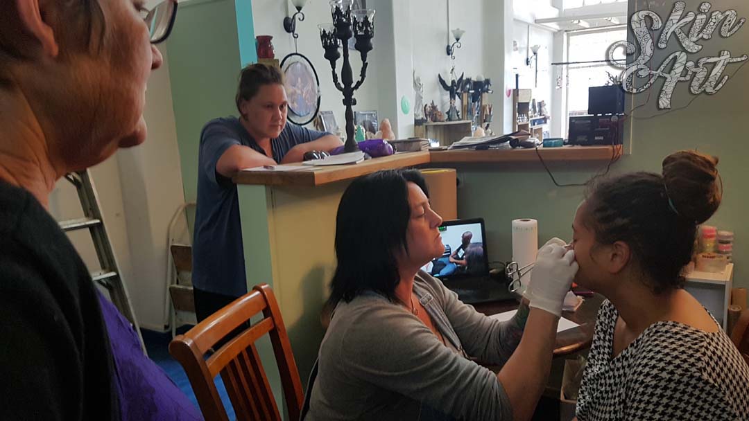 Skinart body piercing training archive photograph 57