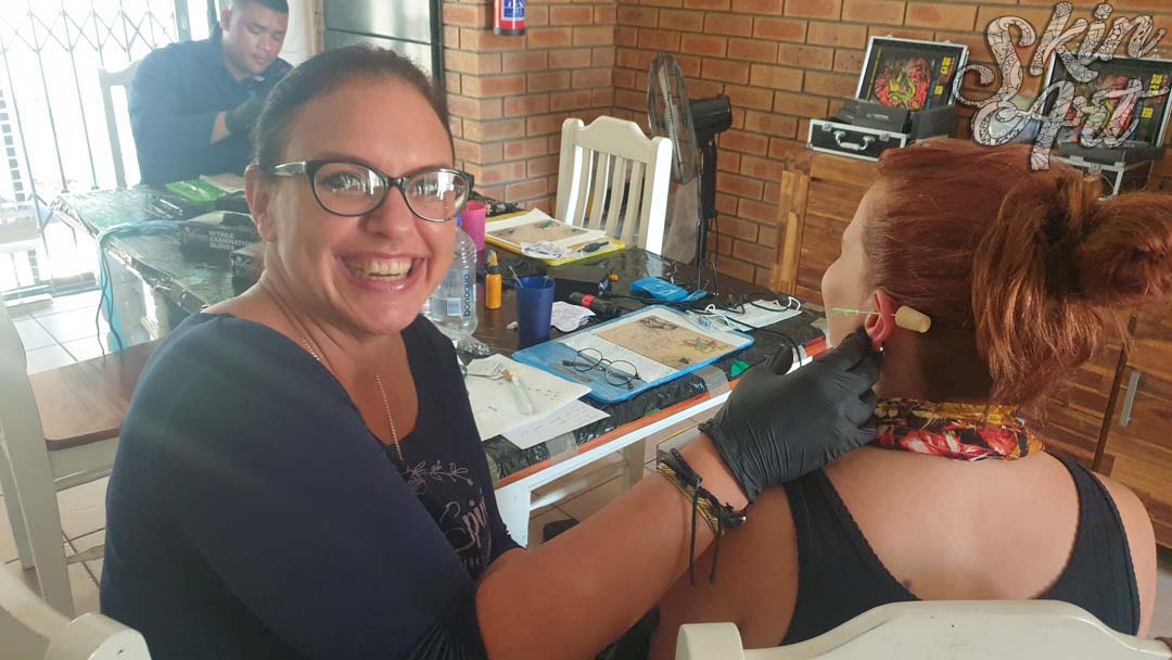 Skinart body piercing training archive photograph 23