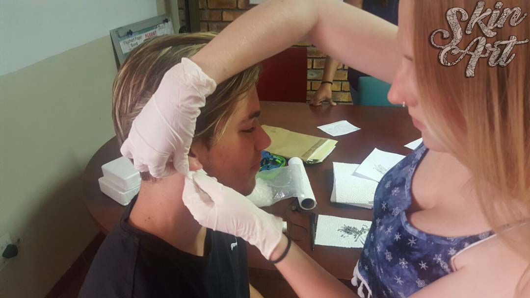 Skinart body piercing training archive photograph 10