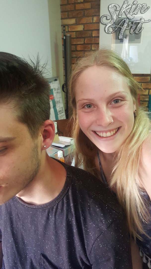 Skinart body piercing training archive photograph 34