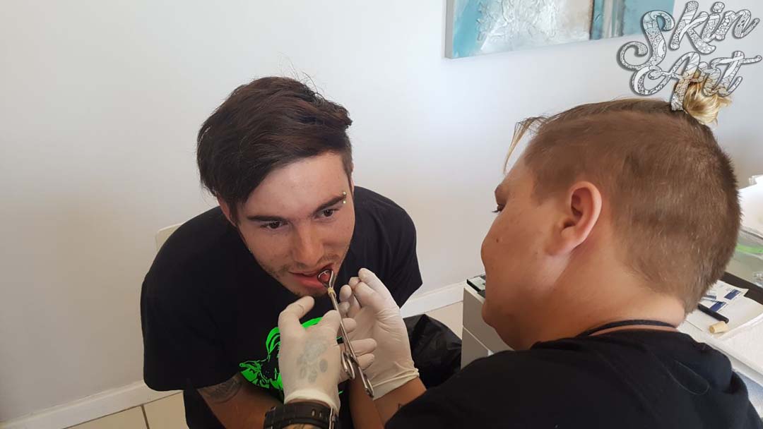 Skinart body piercing training archive photograph 5